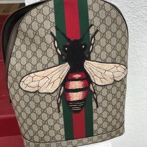 gucci bee mini backpack